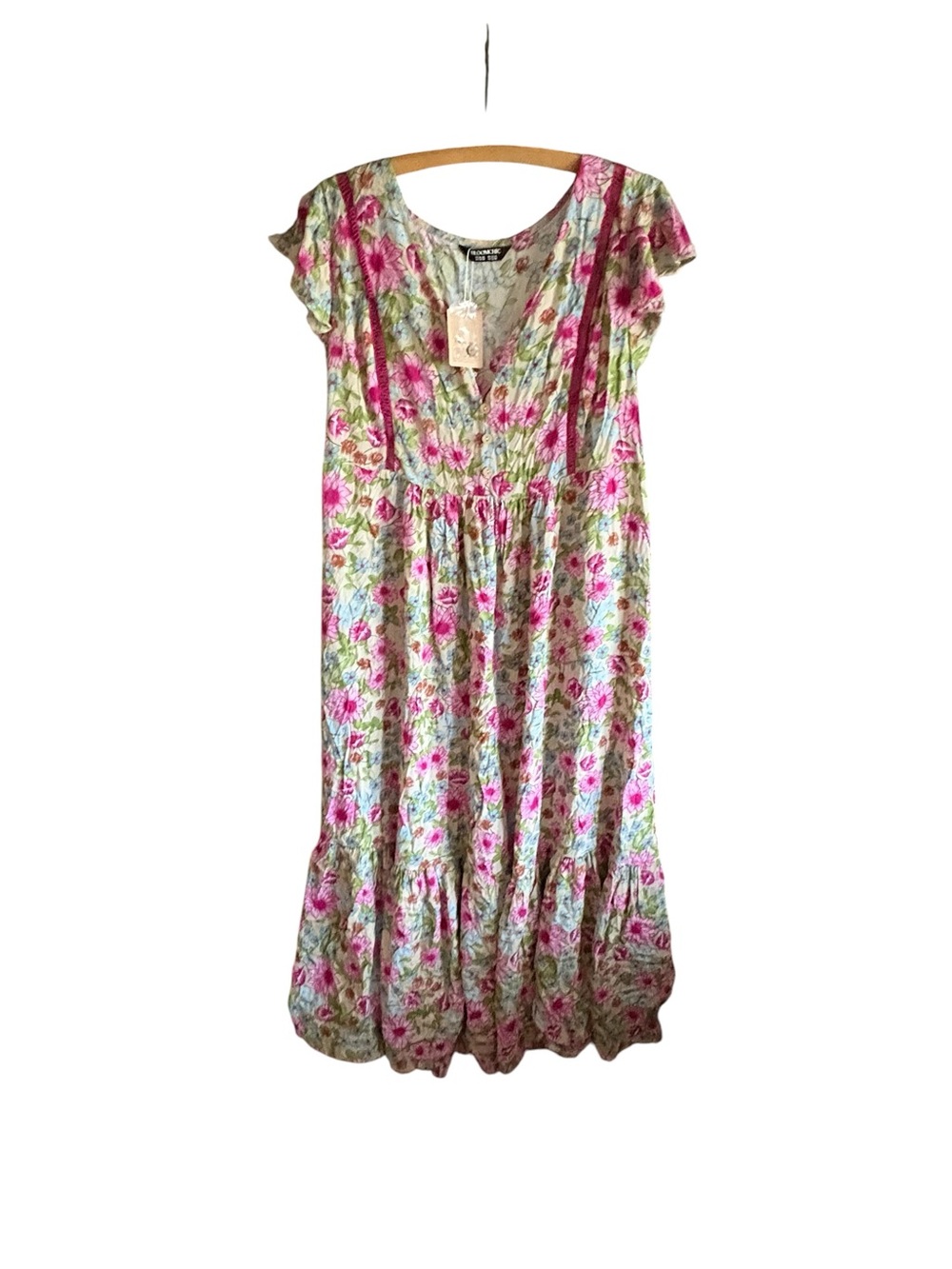 BloomChic Floral Cottagecore Maxi Dress NWT Plus Size 18/20